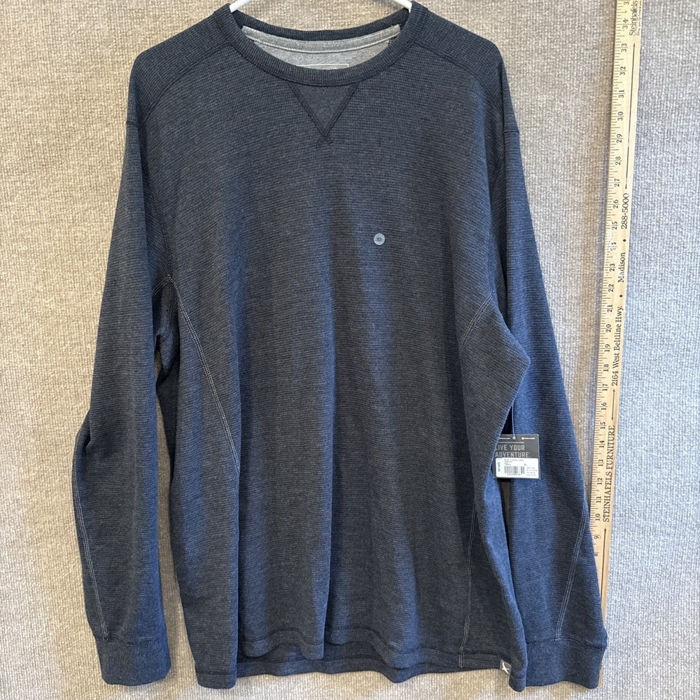 Eddie Bauer MT EF Thermal Crew Heather Navy Size XL  Tall NEW Gorpcore NWT